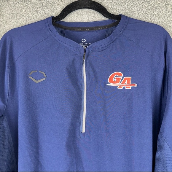 Evoshield Jacket Batting Practice Mens Large Navy Relaxed Fit Georgia Academy - Picture 3 of 11